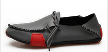 Merkmak Casual Genuine Leather Men Shoes Comfortable Slip On Men Flats Loafers Moccasins Sapatos Masculinos Big Size 39-47 Shoes