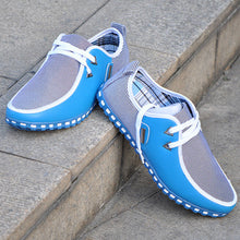 Merkmak 2017 British Style Men's Flats Fashion Striped Breathable Lace-Up Casual Zapato Flat Shoes Casual Men Shoe Drop Shipping
