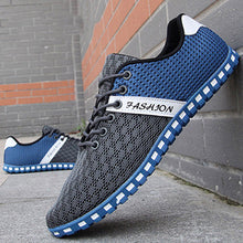 2017 New Men's Fashion Shoes Summer Zapato Casual Breathable Mesh Flat Shoes Exercise Jogging Men Shoes Breathable Footwear