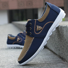 Merkmak Summer Men Shoes Trend Canvas Shoes Male Casual Shoes Men's Low Board Outwear Flats Breathable Driving Shoes Big Size 46