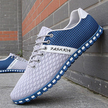 New 2017 Men Shoes Leisure Mesh Shoes Casual Men's Flats Breathable Footwear Spring Summer Male Footwear Drop Shipping LS196