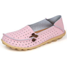Merkmak Women's Shoes Fashion Breathable Loafer Dress Footwear Big Size Hole Design Female Flats Moccasin Sapatos Free Shipping