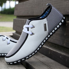 Merkmak New Fashion Canvas Men Shoes Brand Men's Flats Breathable Lace-up Business Shoes High Quality Plus Big Size 39-46