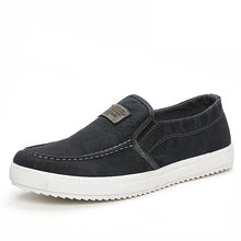 Merkmak Luxury Canvas Casual Men's Shoes British Loafers Mens Flats Masculinos Comfort Driving Men Footwear Shoes Drop Shipping