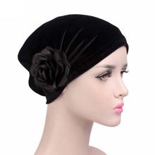 Autumn Winter Beanies Hat Unisex knitted Flower Cancer Chemo Hat Beanie Scarf Turban Head Wrap Cap gorro Solid Hat