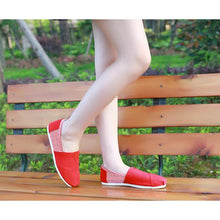 A pedal Korean lazy canvas shoes shallow mouth to help flat shoes